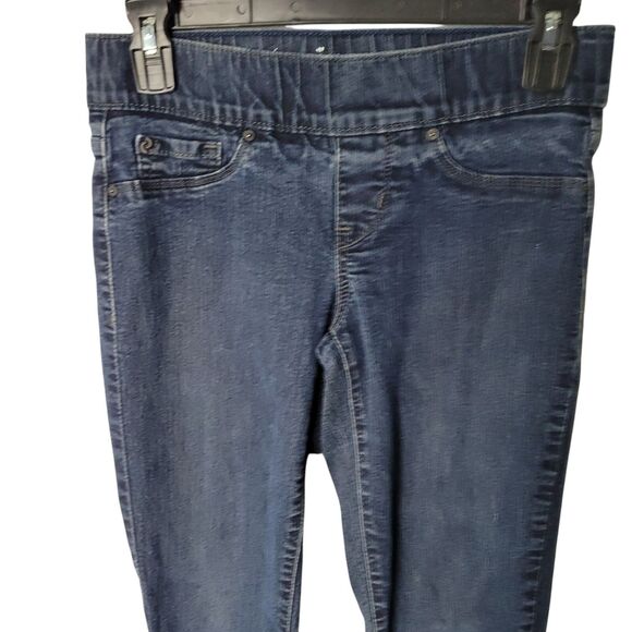 Denizen Womens Size 2 Blue Solid Pull On Skinny Jeans - Picture 4 of 11